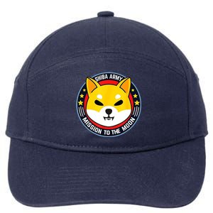 Shiba Army Mission To The Moon 7-Panel Snapback Hat