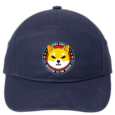 Shiba Army Mission To The Moon 7-Panel Snapback Hat