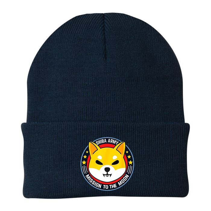 Shiba Army Mission To The Moon Beanie