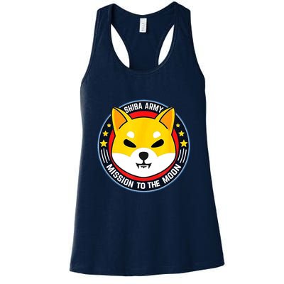 Shiba Army Mission To The Moon Womens Tank Top