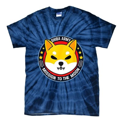 Shiba Army Mission To The Moon Tie-Dye T-Shirt