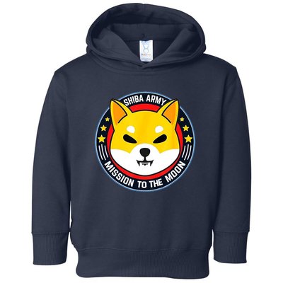 Shiba Army Mission To The Moon Toddler Hoodie