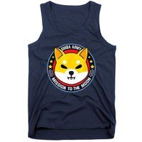 Shiba Army Mission To The Moon Tank Top