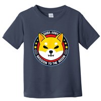 Shiba Army Mission To The Moon Toddler T-Shirt
