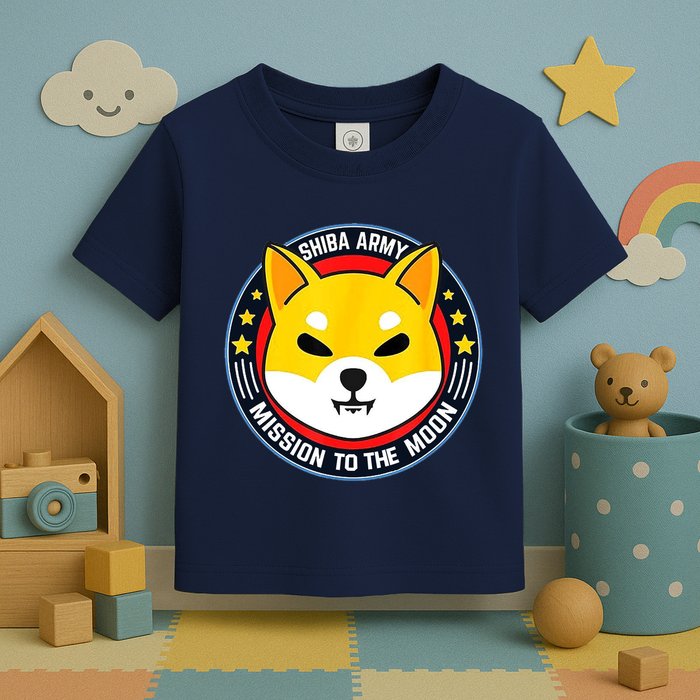Shiba Army Mission To The Moon Toddler T-Shirt