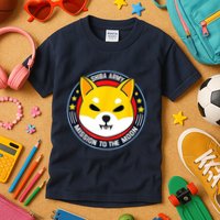 Shiba Army Mission To The Moon Kids T-Shirt