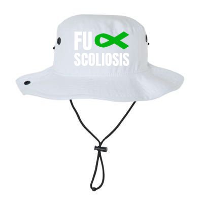 Scoliosis Awareness Month Green Ribbon Gift Legacy Cool Fit Booney Bucket Hat