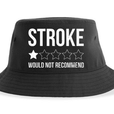 Stroke Awareness Month Funny Stroke Survivor Sustainable Bucket Hat