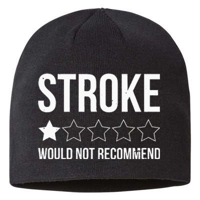 Stroke Awareness Month Funny Stroke Survivor Sustainable Beanie