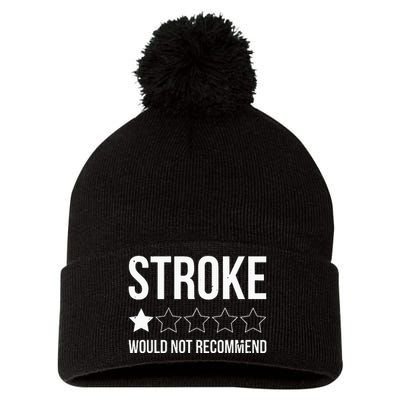 Stroke Awareness Month Funny Stroke Survivor Pom Pom 12in Knit Beanie