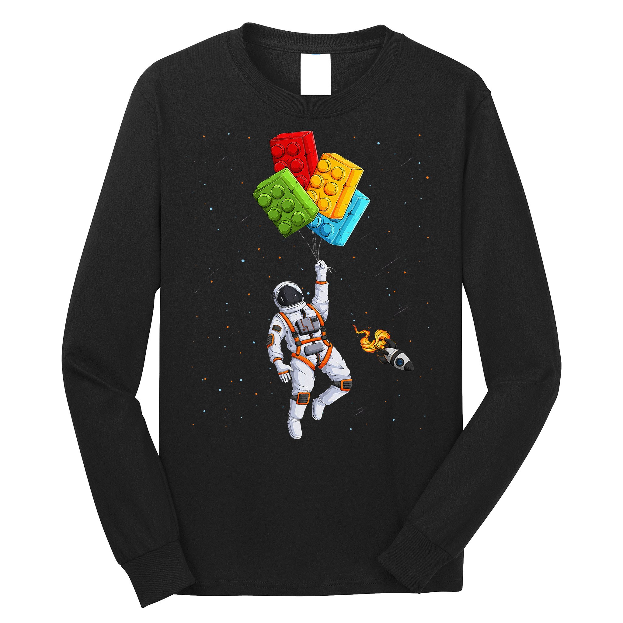Space Astronaut Master Builder Long Sleeve Shirt