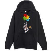 Space Astronaut Master Builder Premium Pullover Hoodie