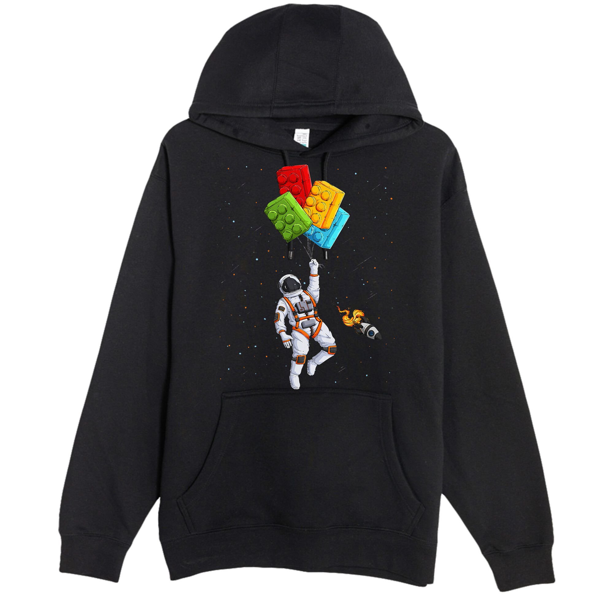 Space Astronaut Master Builder Premium Pullover Hoodie