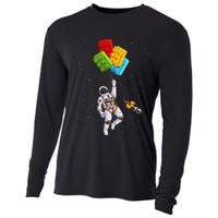 Space Astronaut Master Builder Cooling Performance Long Sleeve Crew