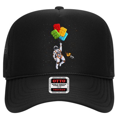 Space Astronaut Master Builder Trucker Hat