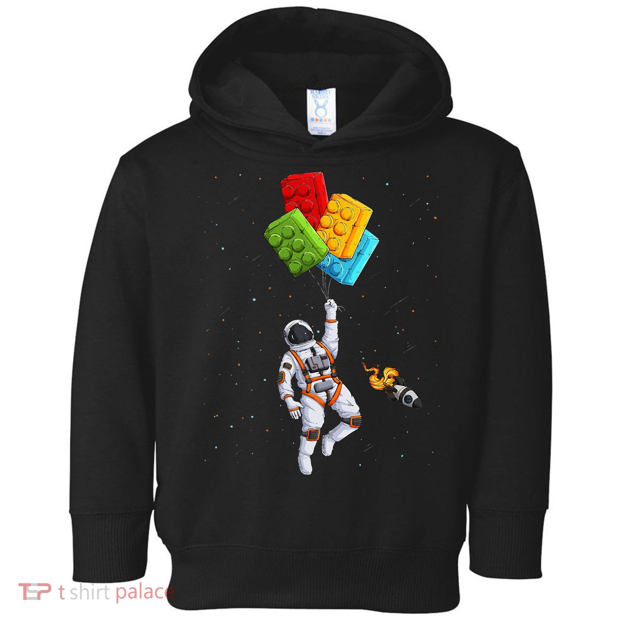 Space Astronaut Master Builder Toddler Hoodie