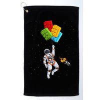 Space Astronaut Master Builder Golf Towel