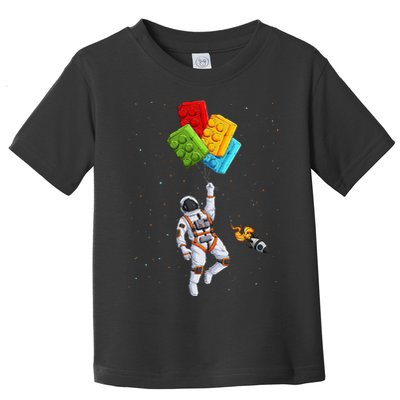Space Astronaut Master Builder Toddler T-Shirt