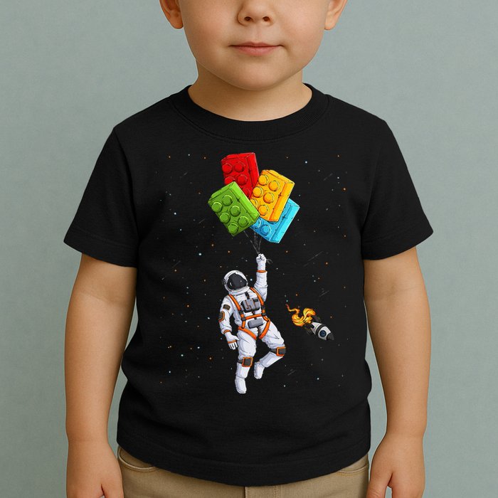 Space Astronaut Master Builder Toddler T-Shirt