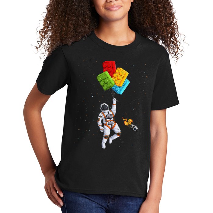 Space Astronaut Master Builder Kids T-Shirt