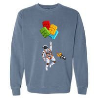 Space Astronaut Master Builder Garment-Dyed Sweatshirt