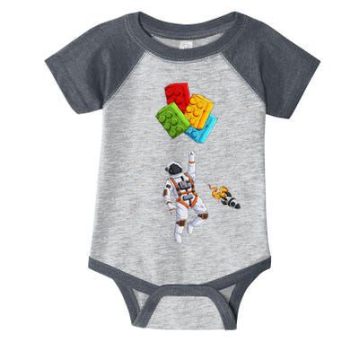 Space Astronaut Master Builder Infant Baby Jersey Bodysuit