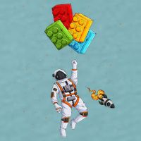 Space Astronaut Master Builder Sueded Cloud Jersey T-Shirt