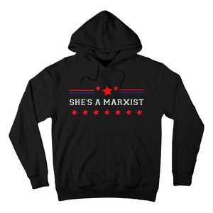 SheS A Marxist Elections 2024 Democrat Republican Hoodie