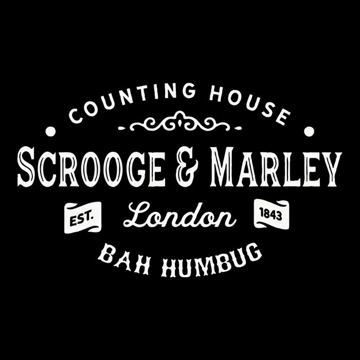 Scrooge And Marley Counting House Christmas Carol Bah Humbug Short Acrylic Beanie