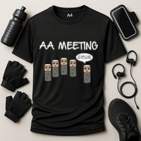 Summerhaysbros Aa Meeting Cooling Performance Crew T-Shirt
