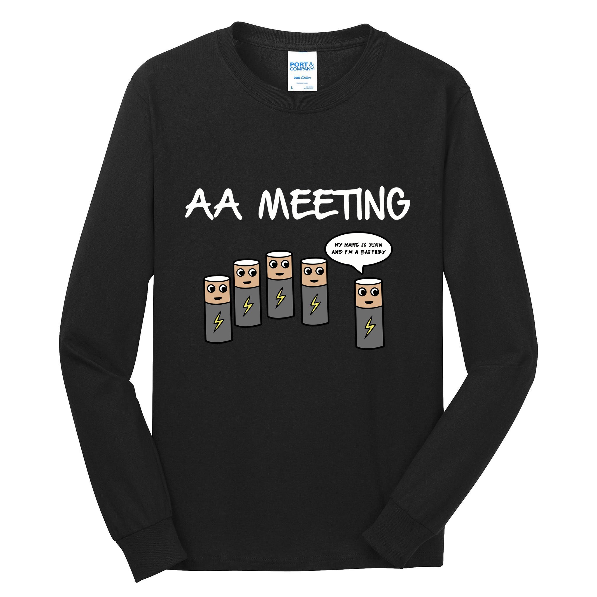 Summerhaysbros Aa Meeting Tall Long Sleeve T-Shirt