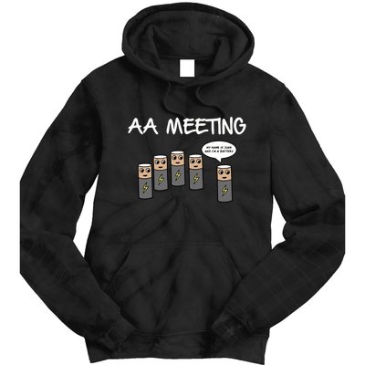 Summerhaysbros Aa Meeting Tie Dye Hoodie