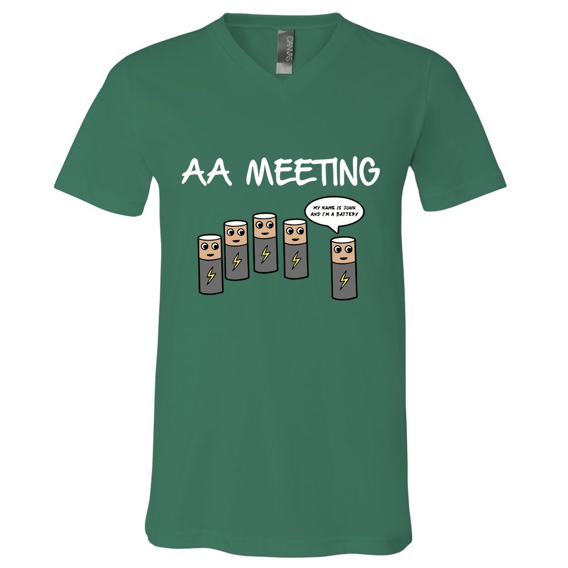Summerhaysbros Aa Meeting V-Neck T-Shirt