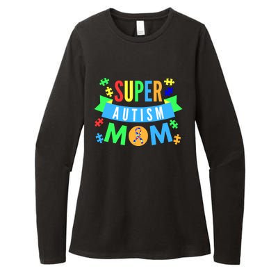 Super Autism Mom For Mothers Raising Awareness And Support Gift Womens CVC Long Sleeve Shirt