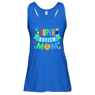 Super Autism Mom For Mothers Raising Awareness And Support Gift Ladies Essential Flowy Tank