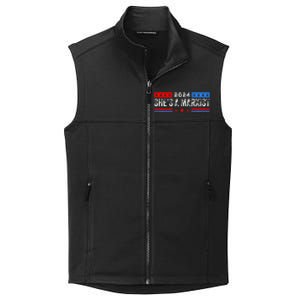 SheS A Marxist Elections 2024 Democrat Republican Collective Smooth Fleece Vest