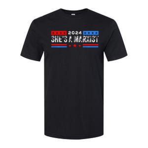 SheS A Marxist Elections 2024 Democrat Republican Softstyle CVC T-Shirt