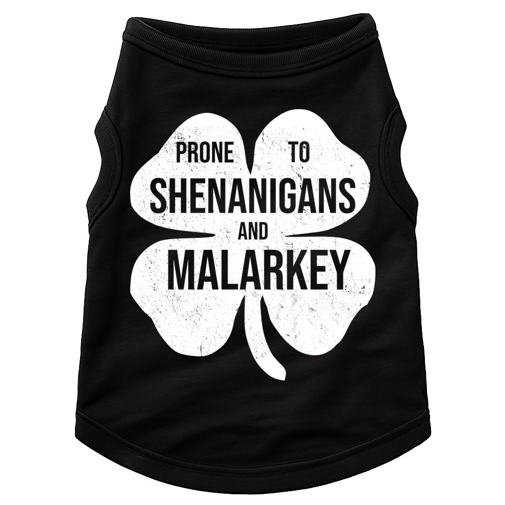 Shenanigans And Malarkey Funny St Patrick's Day Doggie Tank