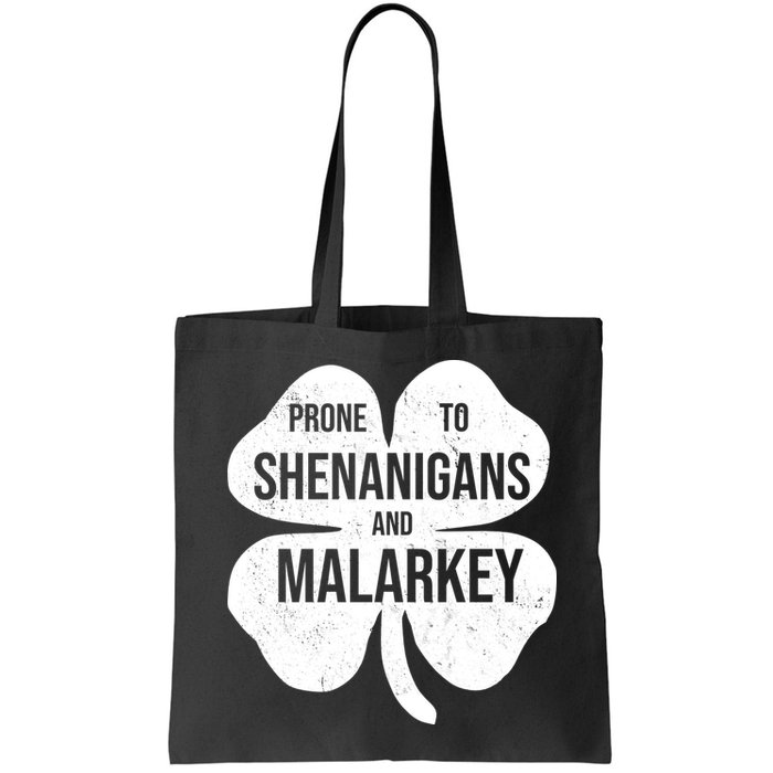 Shenanigans And Malarkey Funny St Patrick's Day Bag