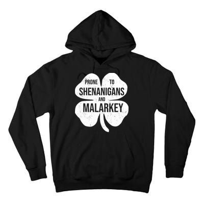 Shenanigans And Malarkey Funny St Patrick's Day Tall Hoodie