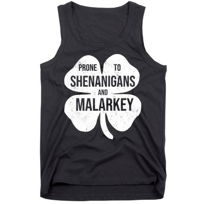 Shenanigans And Malarkey Funny St Patrick's Day Tank Top