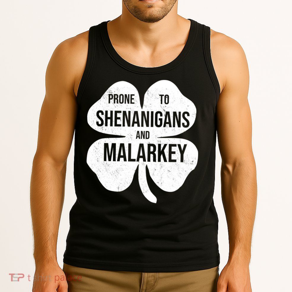 Shenanigans And Malarkey Funny St Patrick's Day Tank Top