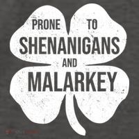 Shenanigans And Malarkey Funny St Patrick's Day Vector Backpack