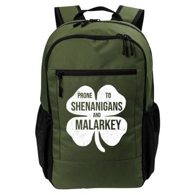 Shenanigans And Malarkey Funny St Patrick's Day Backpack