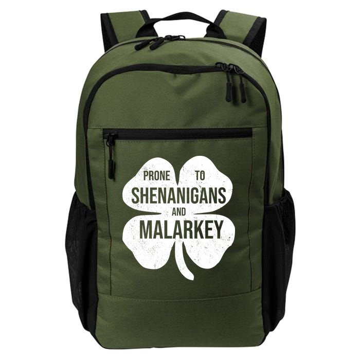 Shenanigans And Malarkey Funny St Patrick's Day Backpack