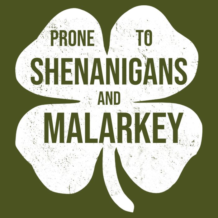 Shenanigans And Malarkey Funny St Patrick's Day Backpack