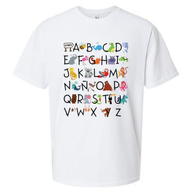 SPANISH ALPHABET MAESTRA SPANISH TEACHER Sueded Cloud Jersey T-Shirt