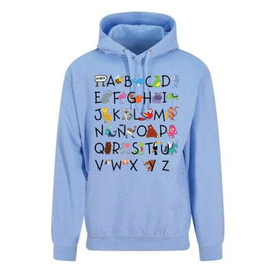 SPANISH ALPHABET MAESTRA SPANISH TEACHER Unisex Surf Hoodie