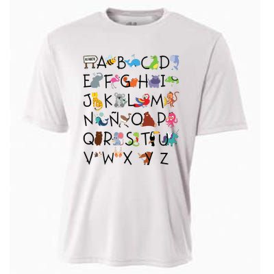 SPANISH ALPHABET MAESTRA SPANISH TEACHER Cooling Performance Crew T-Shirt