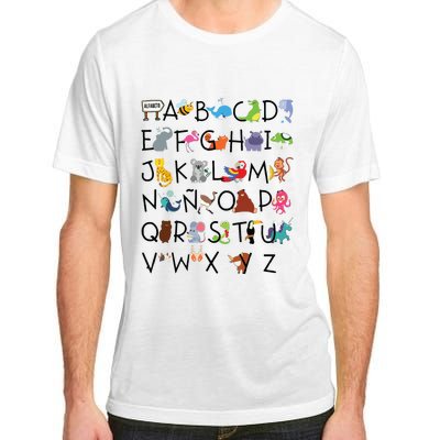 SPANISH ALPHABET MAESTRA SPANISH TEACHER Adult ChromaSoft Performance T-Shirt